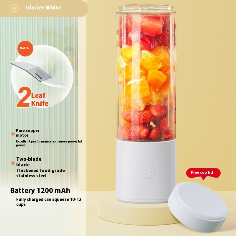 Portable Rechargeable Juicer Cup – Multifunctional Mini Electric Blender for Fruits & Vegetables