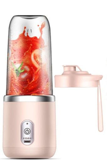 6-Blade Mini Portable Blender – USB Rechargeable Juicer Cup & Smoothie Maker | Fruit Extractor & Squeezer