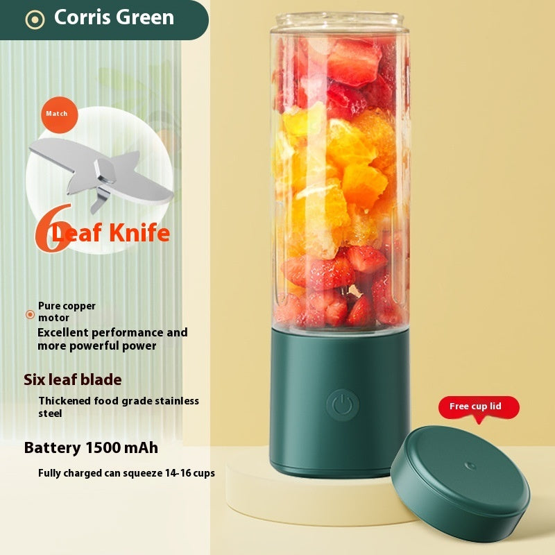 Portable Rechargeable Juicer Cup – Multifunctional Mini Electric Blender for Fruits & Vegetables