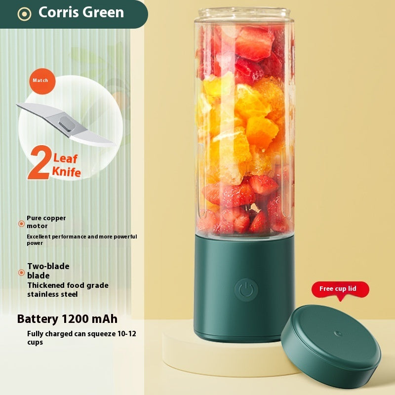 Portable Rechargeable Juicer Cup – Multifunctional Mini Electric Blender for Fruits & Vegetables