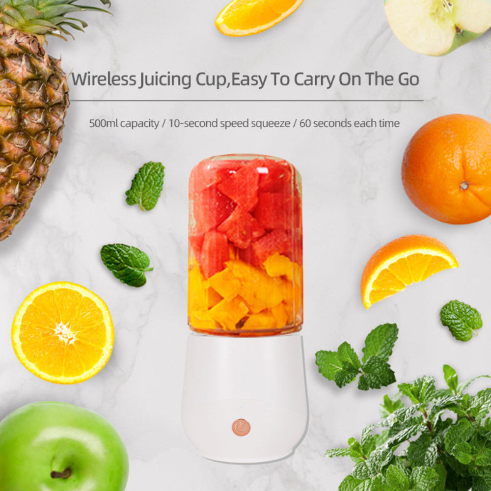 Personal mini blender cup – portable electric juicer for smoothies, fruit juice & milkshakes
