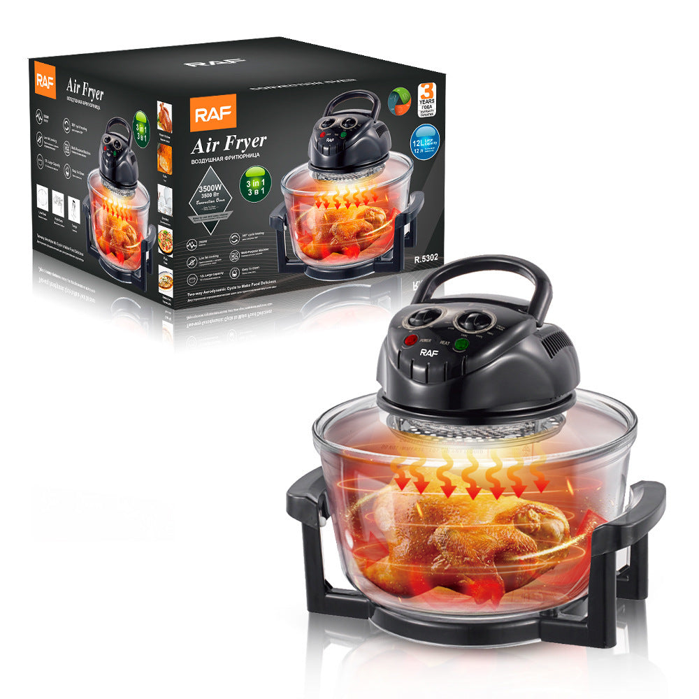 Smart Visual Air Fryer – Multi-Functional Oil-Free Cooking Machine for Home