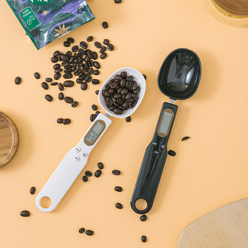 Digital Kitchen Scale with LCD Display & Measuring Spoon – Mini Food & Ingredient Scale