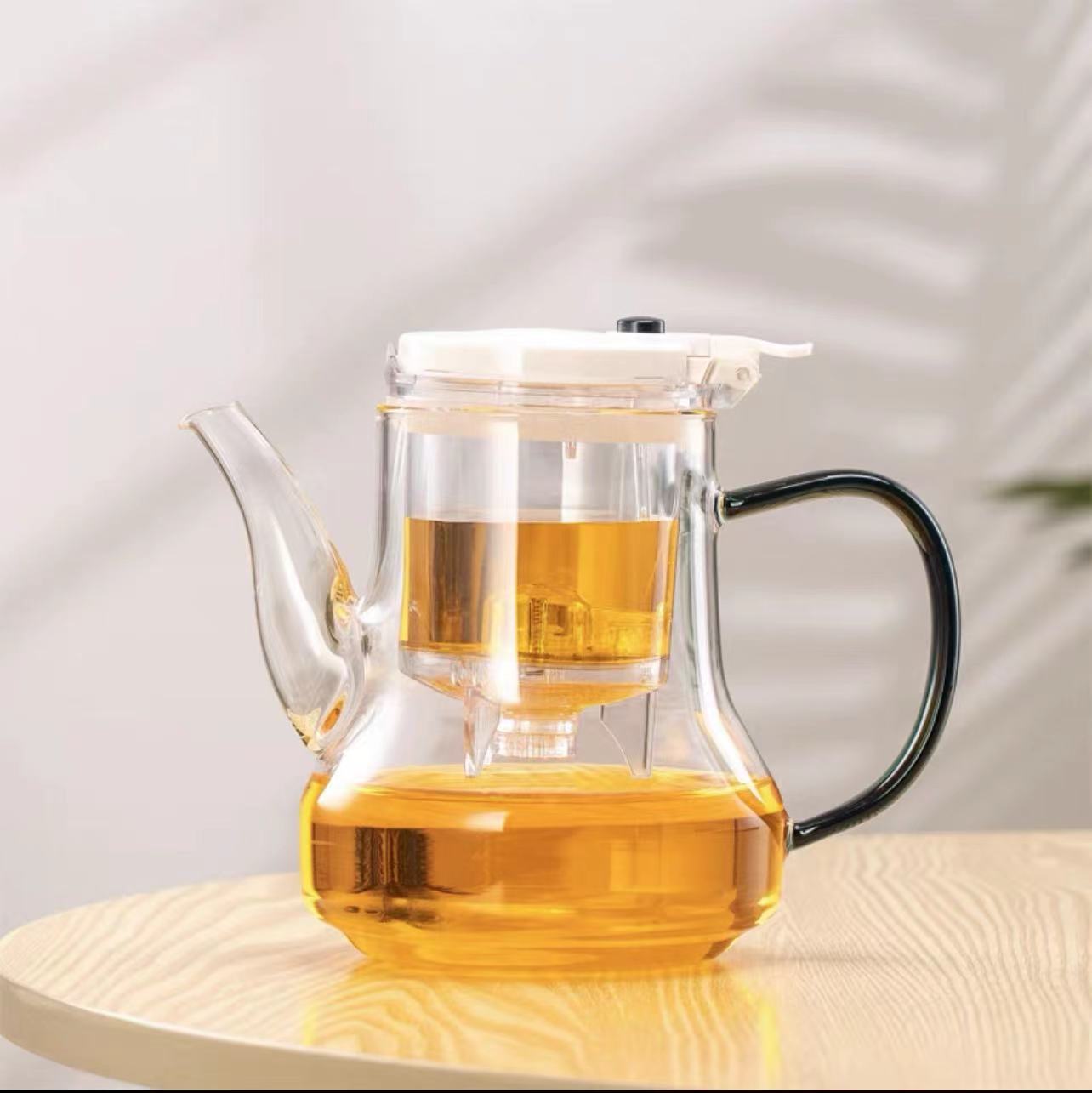 Teapot with Built-in Tea Infuser & Water Separation Filter – Loose Leaf Tea Brewer