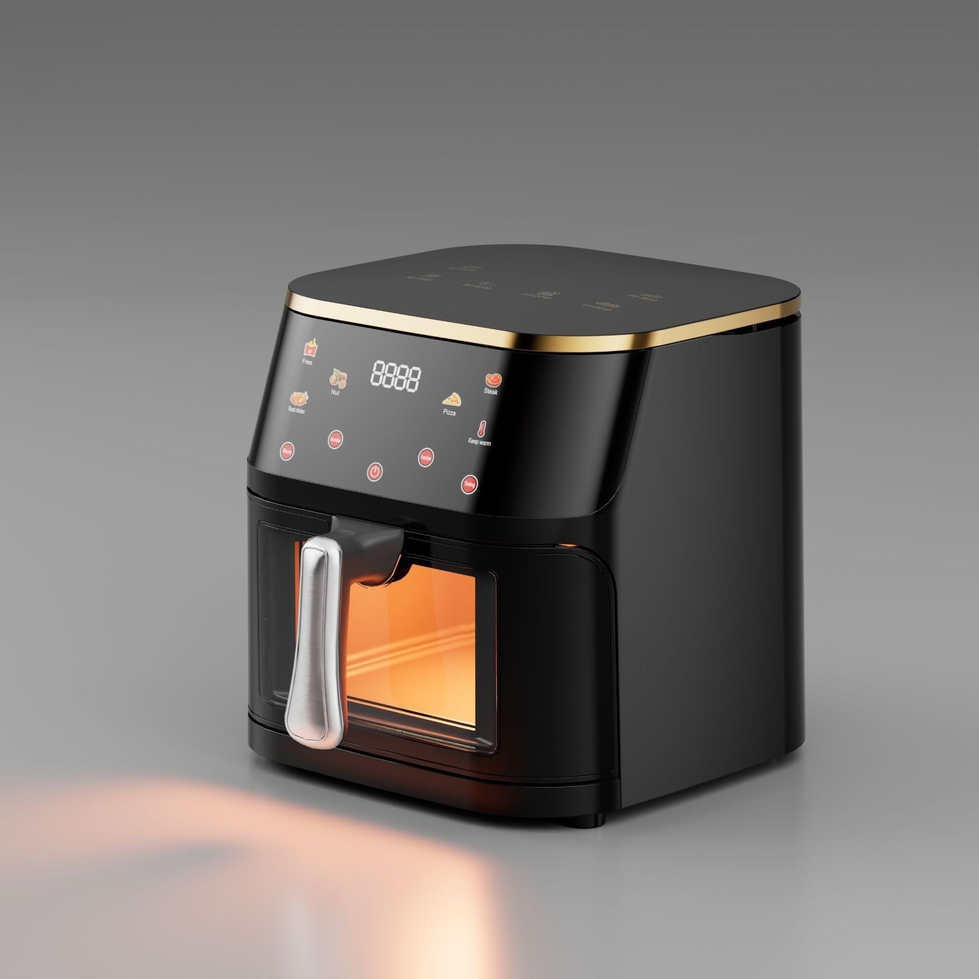 10L Smart Air Fryer Oven – Large Capacity Visual Automatic Deep Frying Machine