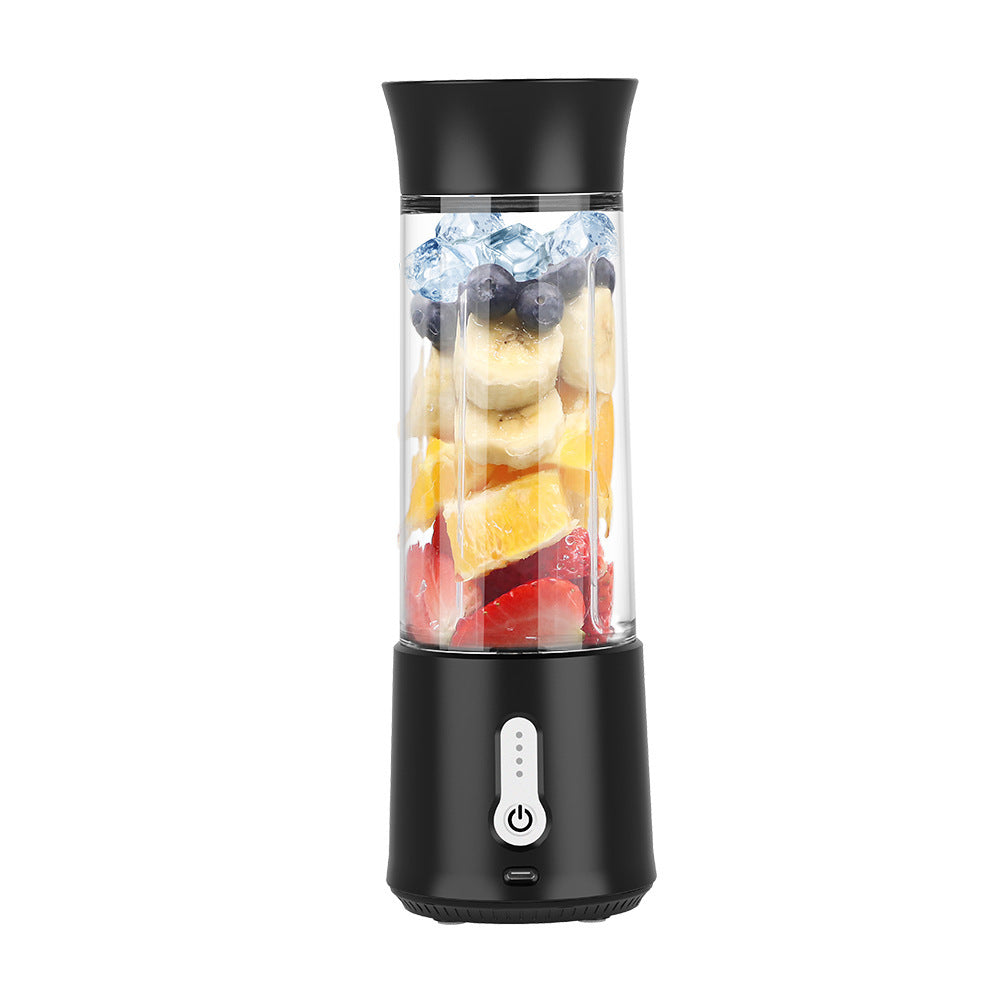 Mini electric fruit juicer – small portable juicing cup & blender for smoothies and shakes