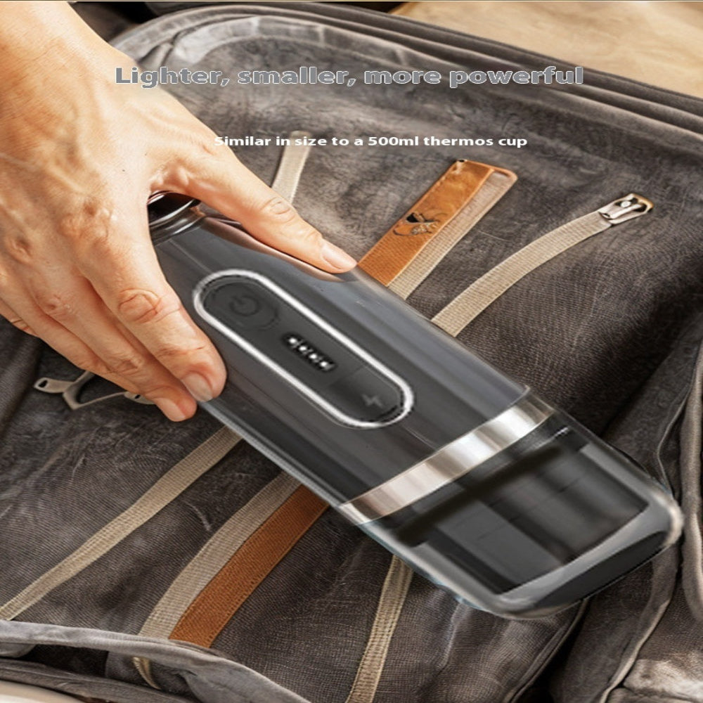 Portable automatic espresso capsule coffee machine