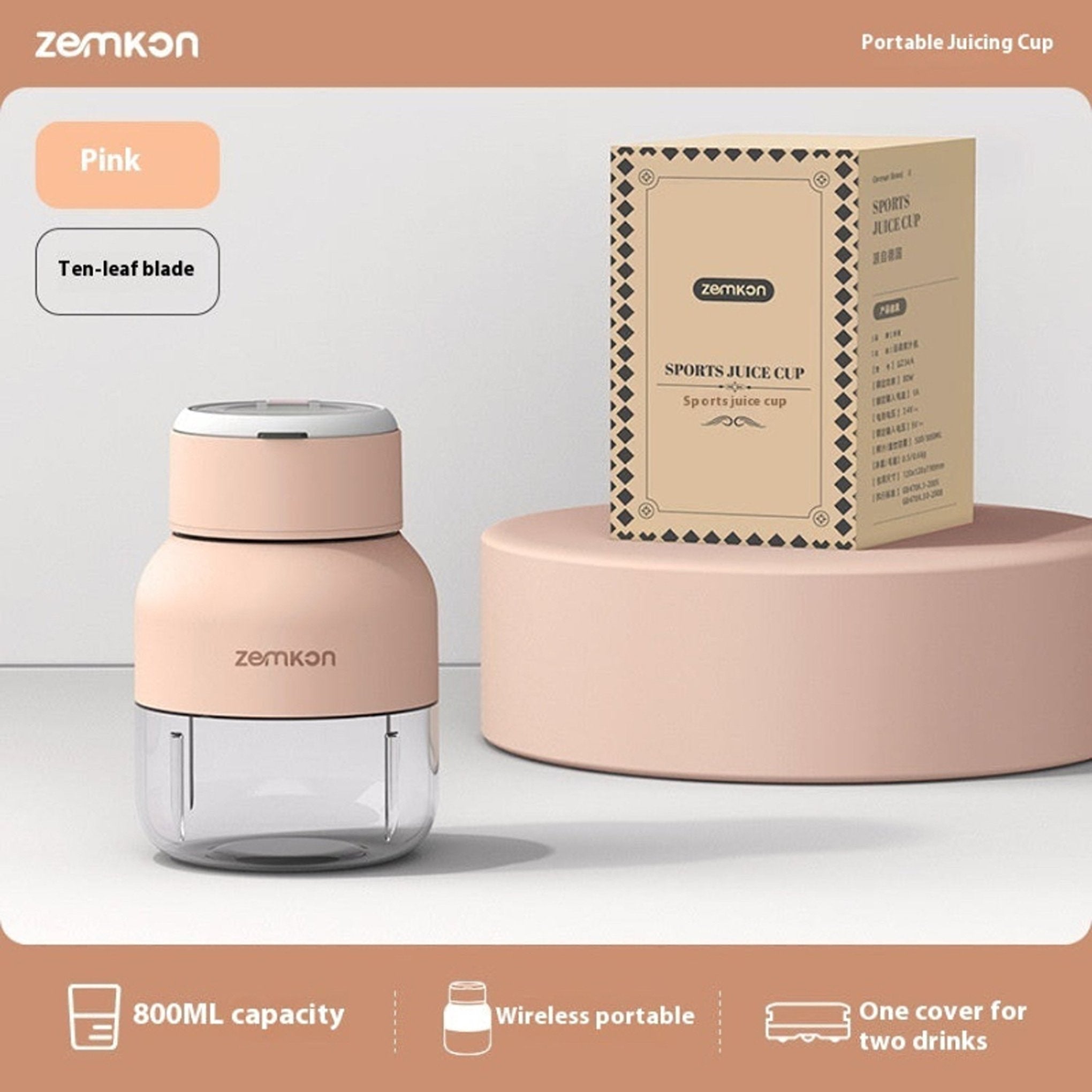 Portable fruit blender – multi-functional juicer cup