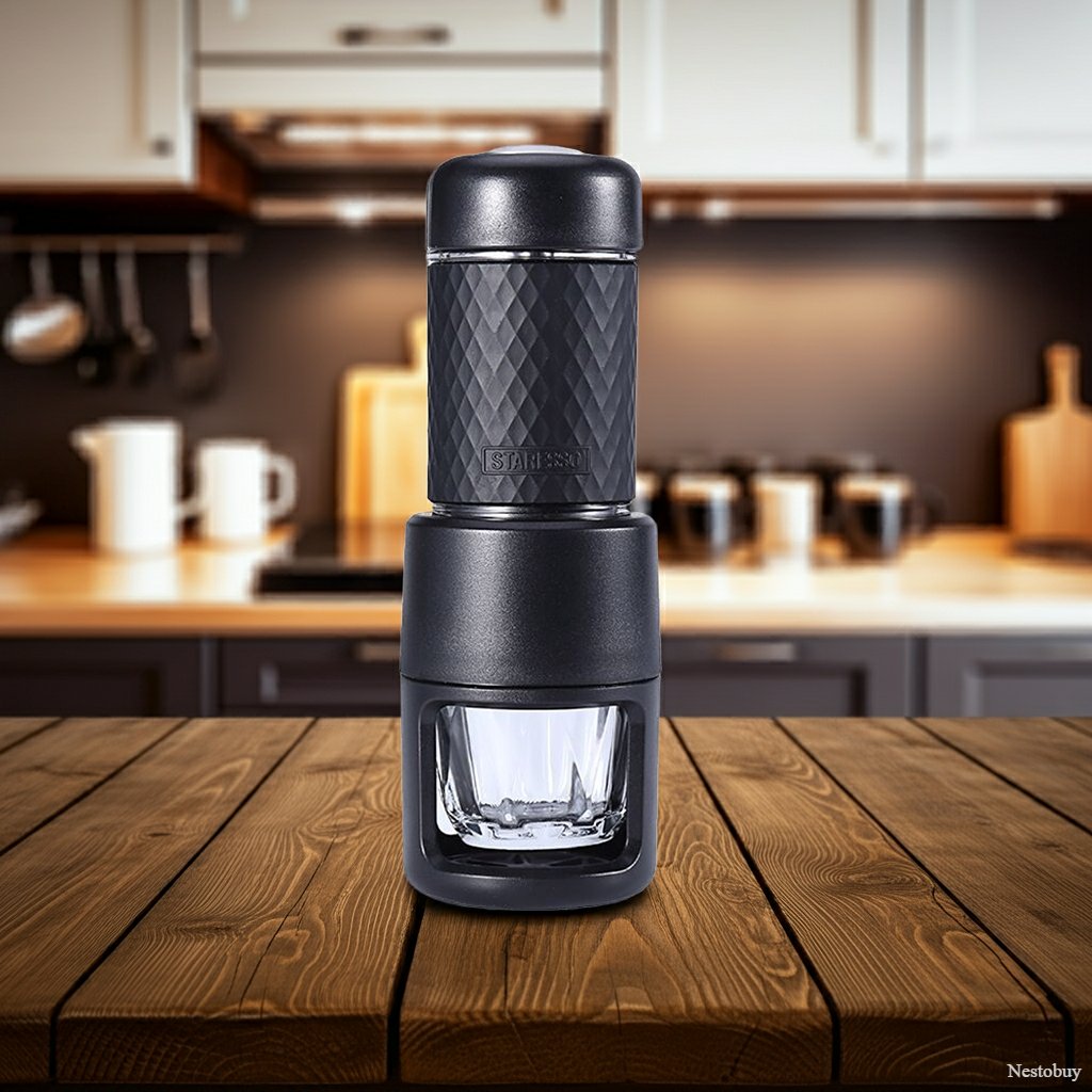 Portable manual espresso coffee maker – compact handheld coffee 