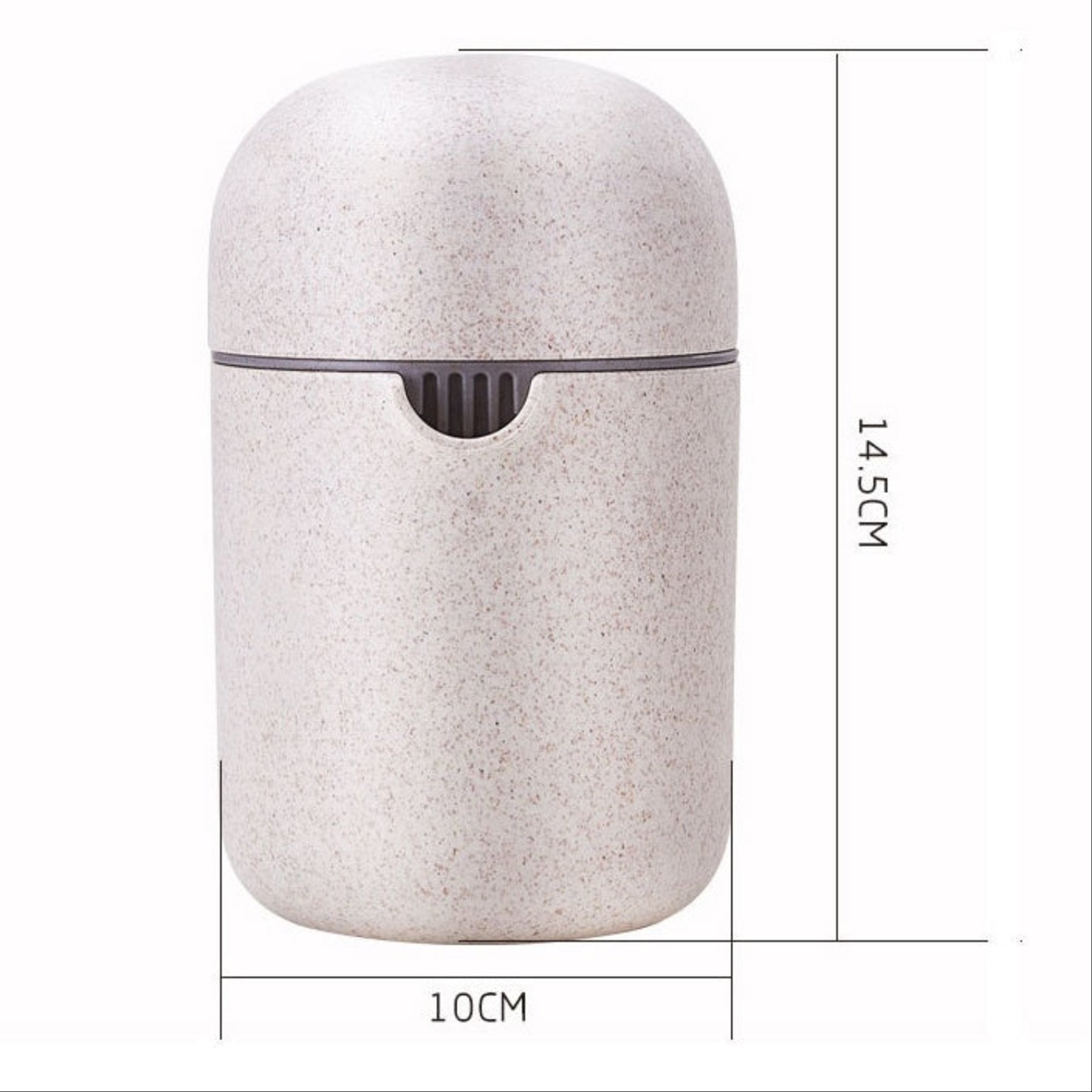 Portable wheat straw citrus juicer for oranges and lemons