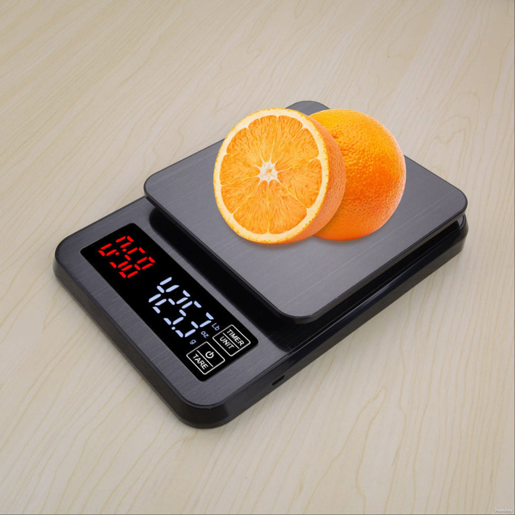 Precision electronic digital kitchen scale – weight balance for cuisine