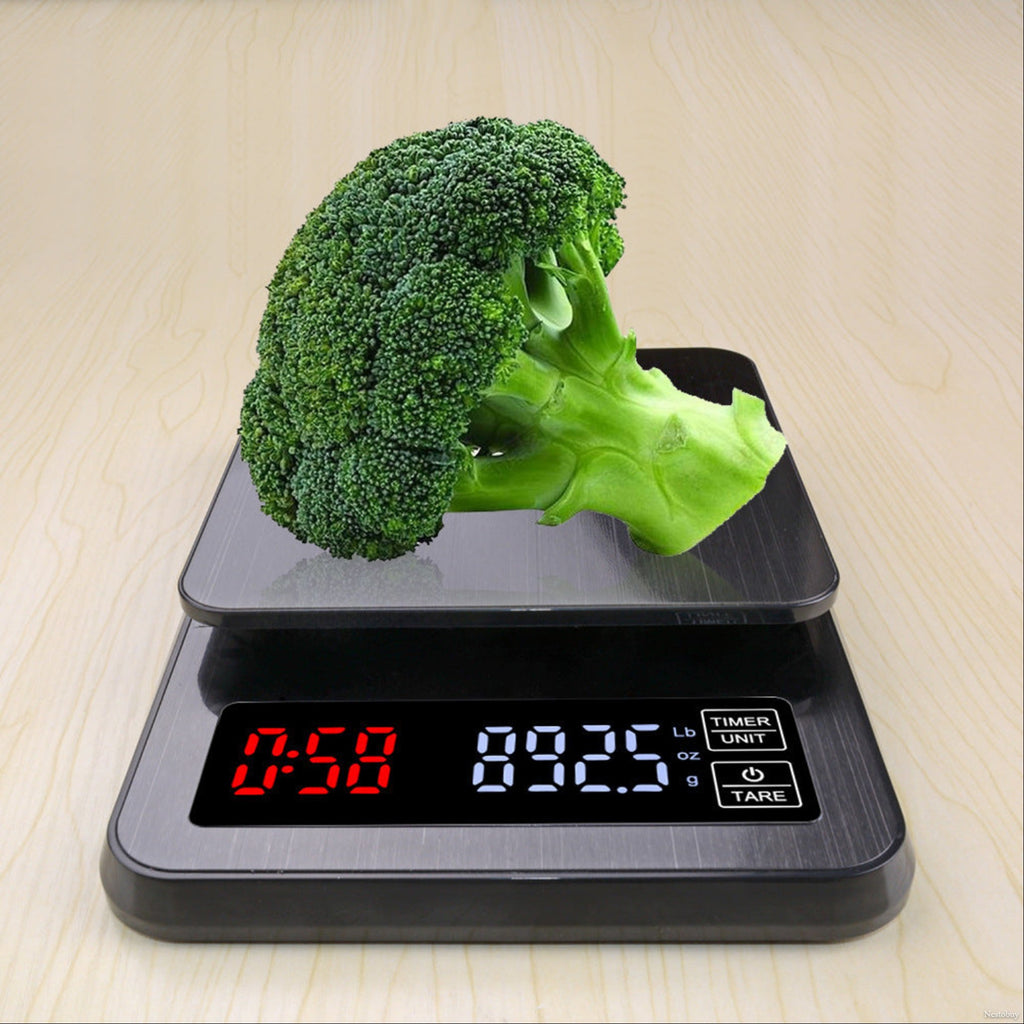 Precision electronic digital kitchen scale – weight balance for cuisine