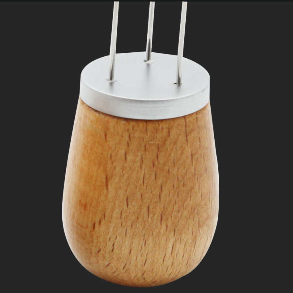 Stainless steel espresso tamper and coffee grounds dispenser – barista tool