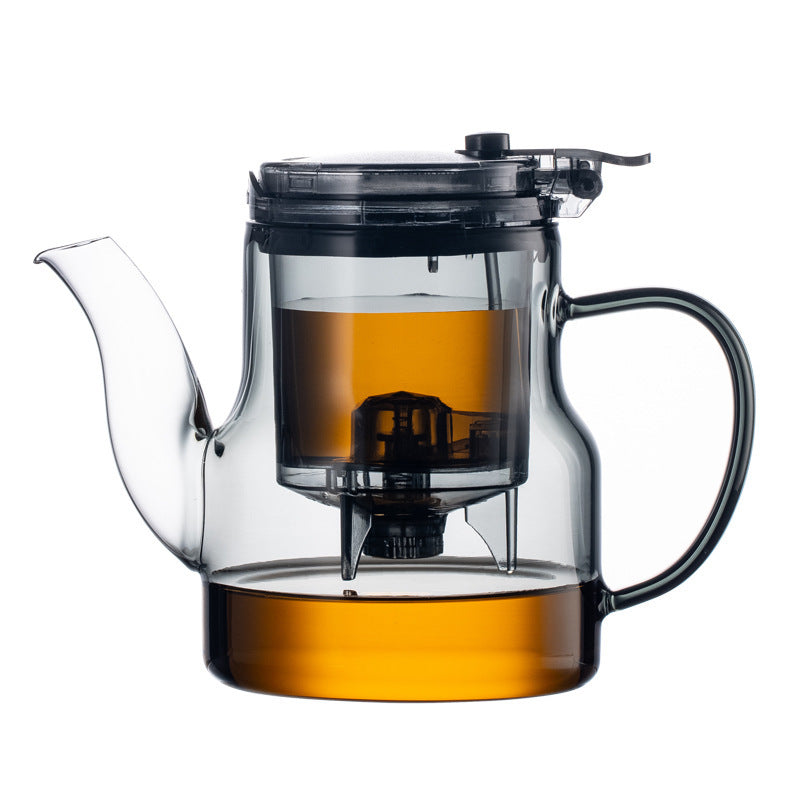Teapot with built-in tea infuser and water separation filter – loose leaf tea brewer